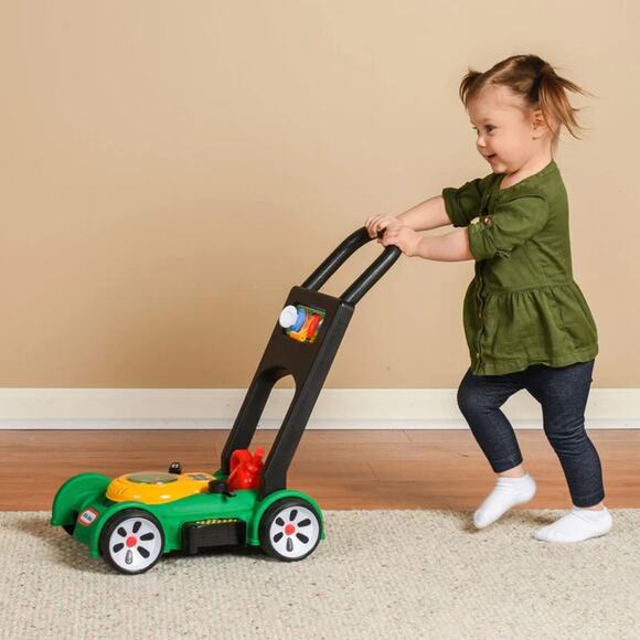 NEW Little Tikes Gas 'n Go Mower Green Pretend Play Indoor Outdoor Toy Sounds - Picture 7 of 7